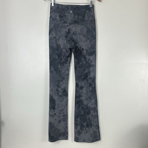NWOT Lululemon Groove Super High Rise Flared Nulu Pant sz 8 Diamond Dye Pitch - Picture 5 of 10